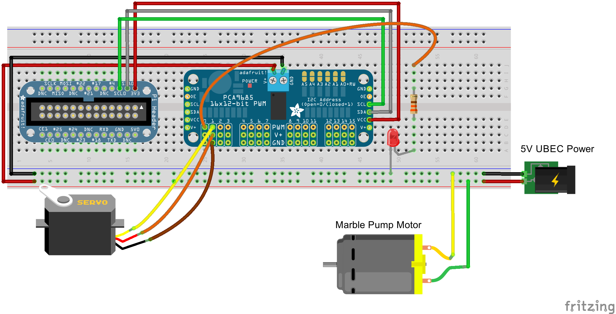 PWM breadboard diagram